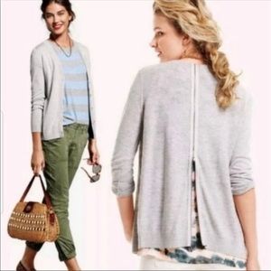 Cabi gray cobblestone cardigan size snall